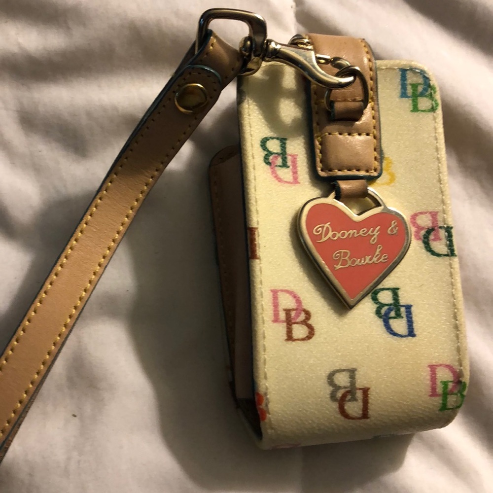 Dooney Bourke cell phone wristlet